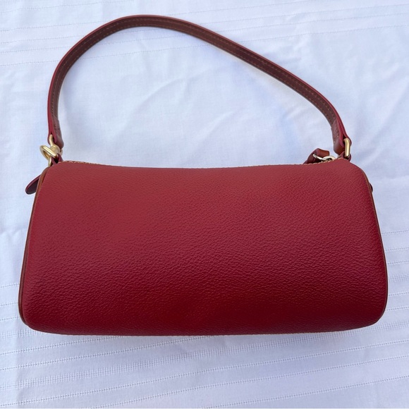 Dooney & Bourke Small Barrel Bag red leather - Picture 2 of 11